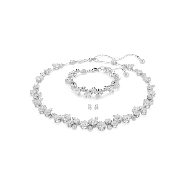 Swarovski Constella Set verschiedene Schliffe Weiss rhodiniert - 5738285