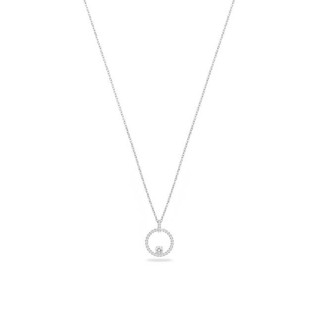 Swarovski Collier Creativity Circle, blanc, métal rhodié - 5198686