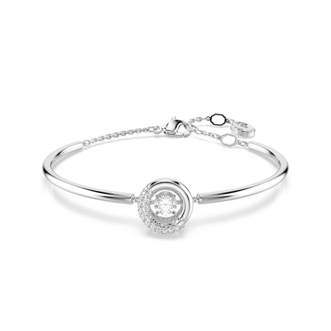 Swarovski Dextera Armreif Weiss rhodiniert - 5733399