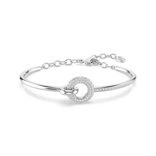 Swarovski Dextera Armreif Weiss rhodiniert - 5743569