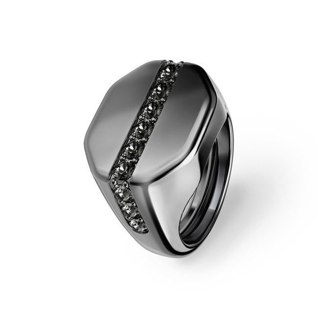 Swarovski Dextera Ring Octagon Black Ruthenium plated - M5732868