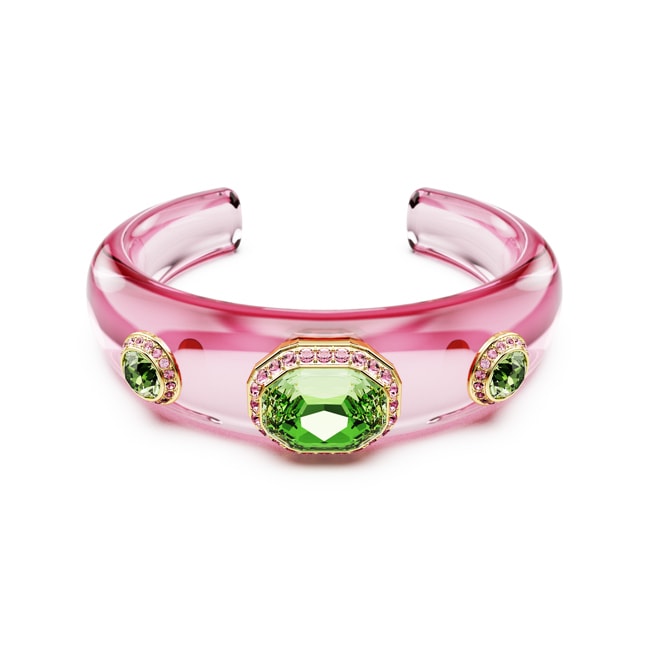 Swarovski Dulcis Cuff Mixed cuts Pink - M5714383