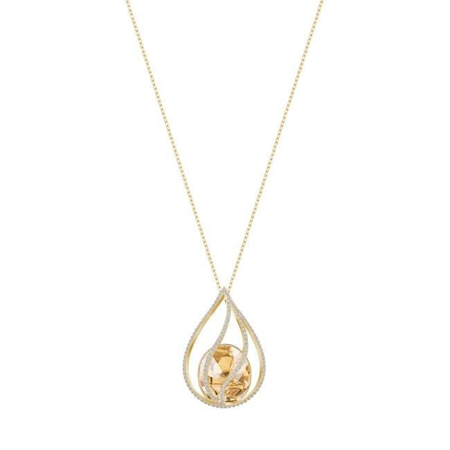 Swarovski Energic necklace, gold plated - 5502947