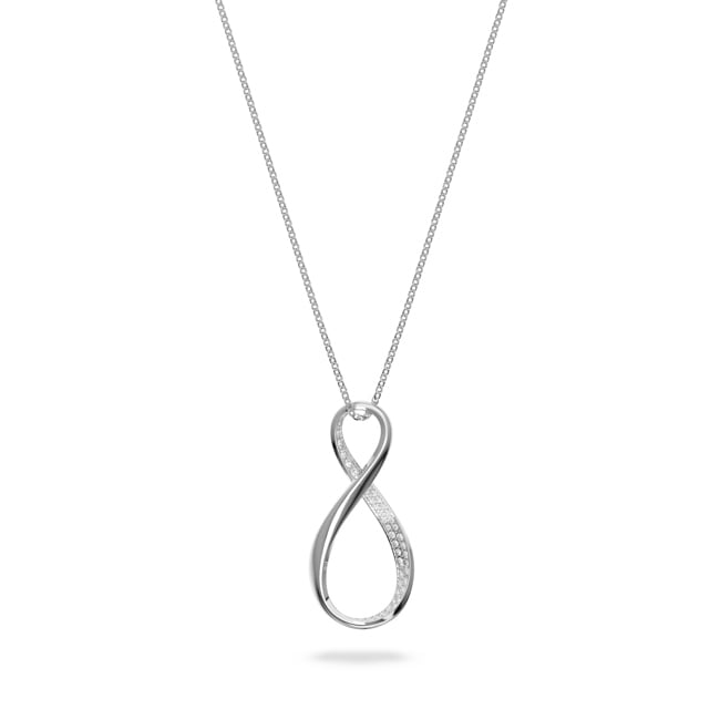 Swarovski Exist Collier Unendlichkeit, Weiss, Rhodiniert - 5636493