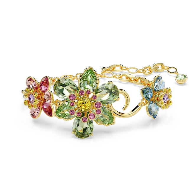 Swarovski Idyllia Bracelet Flower Mixed cuts gold-plated Swarovski Idyllia Bracelet Flower Mixed cuts gold-plated - 5717156