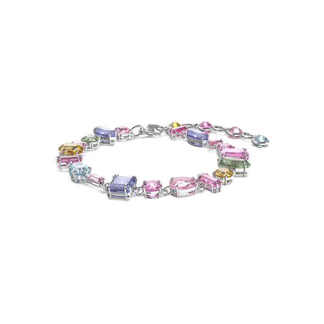 Swarovski Gema bracelet, Multicoloured, rhodium plated - 5613739