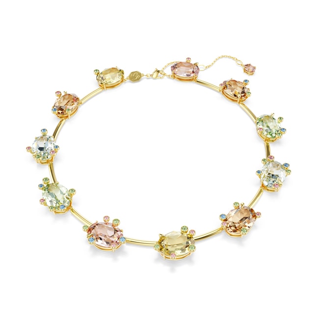 Swarovski Gema Necklace Multicolored gold-plated - 5708027