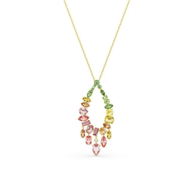 Swarovski Gema Necklace Multicolored gold-plated - 5741589