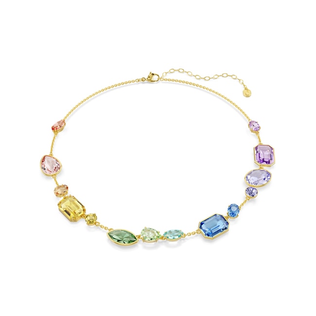 Swarovski Collier Gema Multicolore Plaqué or - 5741584