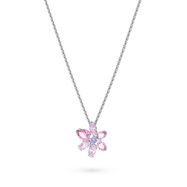 Swarovski Collier Gema Tailles variées, Fleur, Rose, Métal rhodié Swarovski Collier Gema Tailles variées, Fleur, Rose, Métal rhodié - 5662493