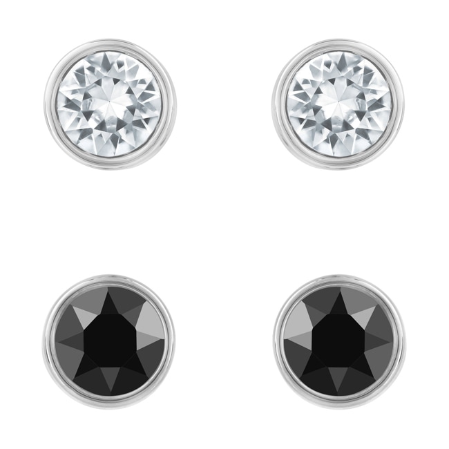 Swarovski Harley earring Set, rhodium plated - 5528506