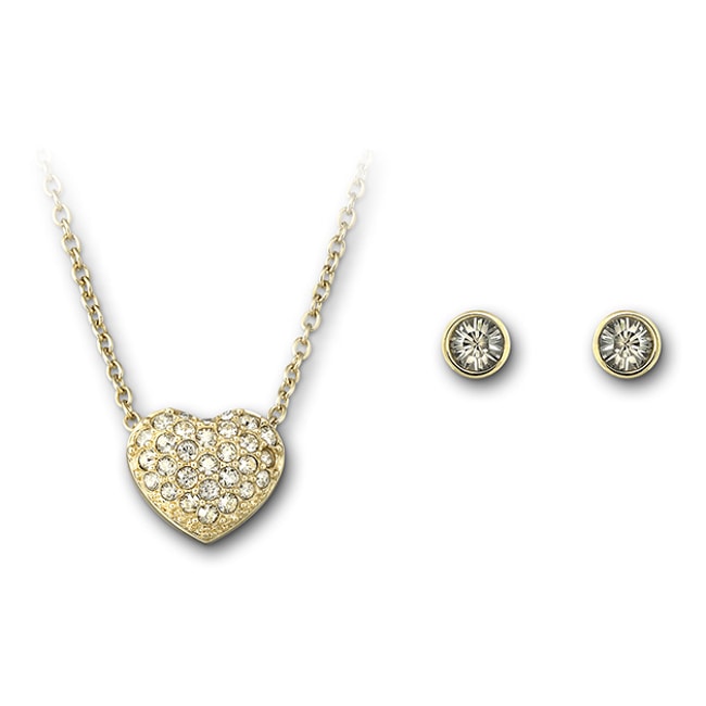 Swarovski Heart Set | necklace with earring - 5030713
