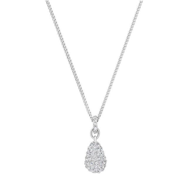 Swarovski Heloise necklace, white, rhodium plated - 5528931