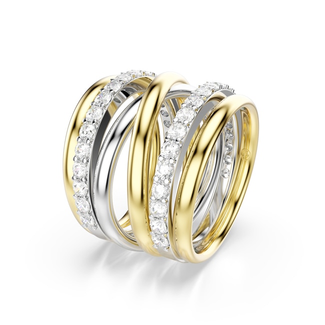 Swarovski Hyperbola Cocktail Ring Two-tone - M5740411