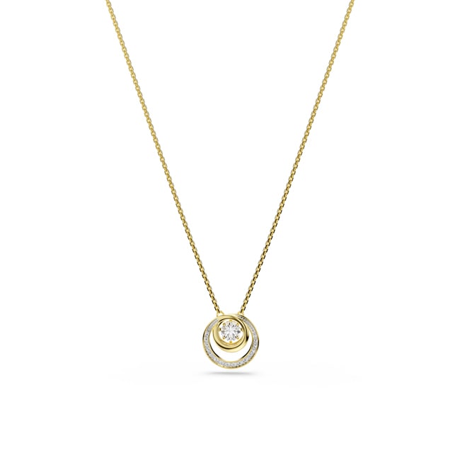 Swarovski Collier Hyperbola Ronde Plaqué or - 5738248