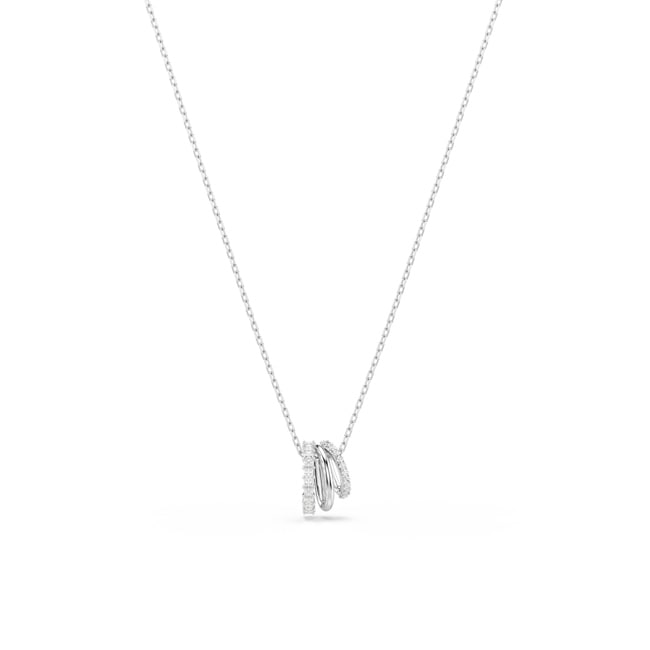 Swarovski Hyperbola Necklace White Rhodium plated - 5737064