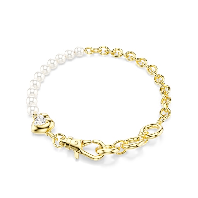 Swarovski Idyllia Bracelet Crystal Pearls gold-plated - 5737299