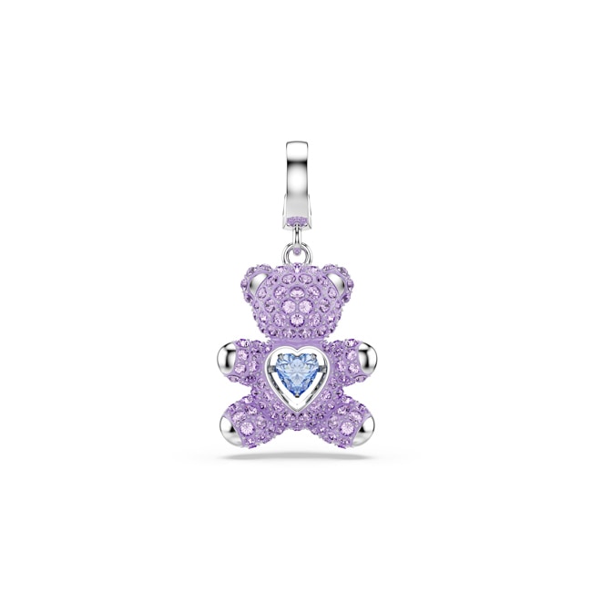 Swarovski Idyllia Charm Anhänger Teddy Violett rhodiniert - 5745610