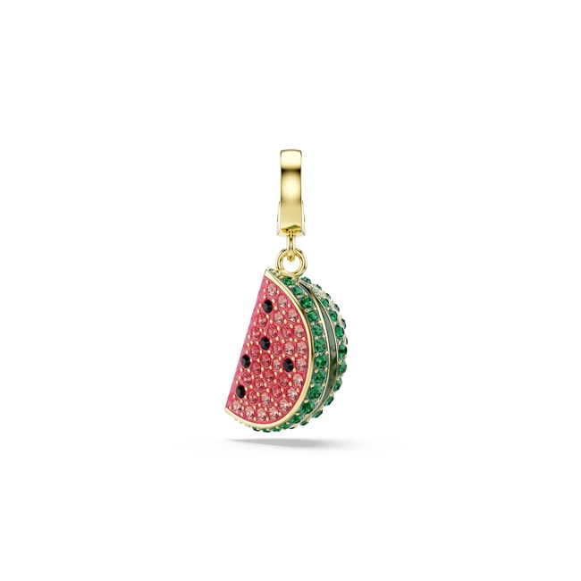 Swarovski Pendentif Charm Idyllia Pastèque Multicolore Plaqué or - 5743134