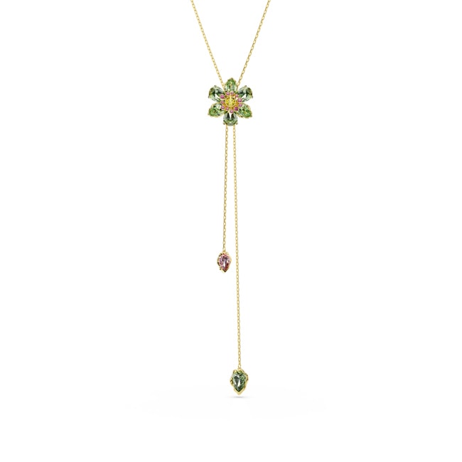 Swarovski Idyllia Y-Necklace Flower Multicolored gold-plated - 5717158