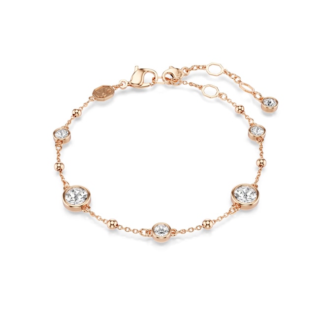 Swarovski Imber Armband Rund Weiss rosé vergoldet - 5730677
