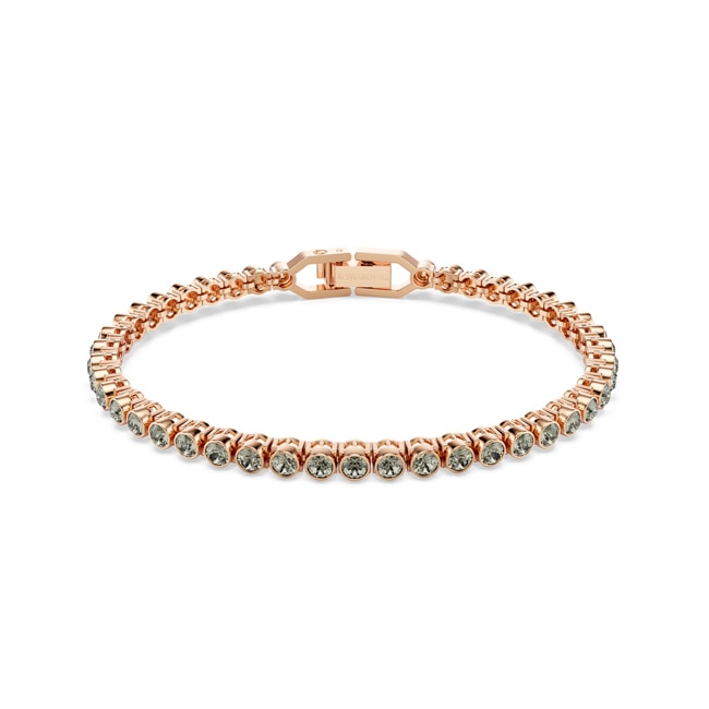 Swarovski Imber Emily Tennisarmband Rund Grau rosé vergoldet - 5734240