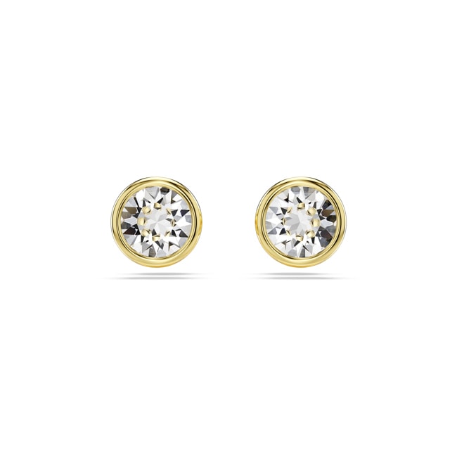 Swarovski Imber earring Round cut, White, Gold-tone plated Swarovski Imber earring Round cut, White, Gold-tone plated - 5681552
