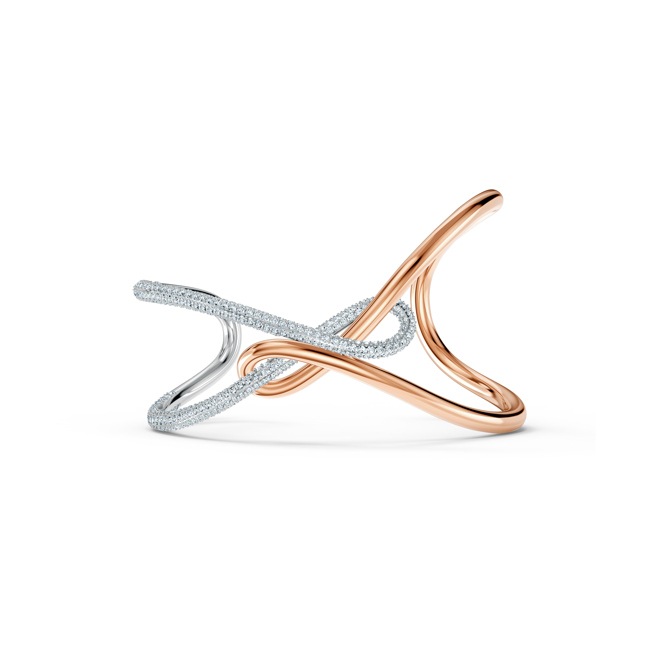 Swarovski Infinity Bangle, white, Metallmix - M5532399