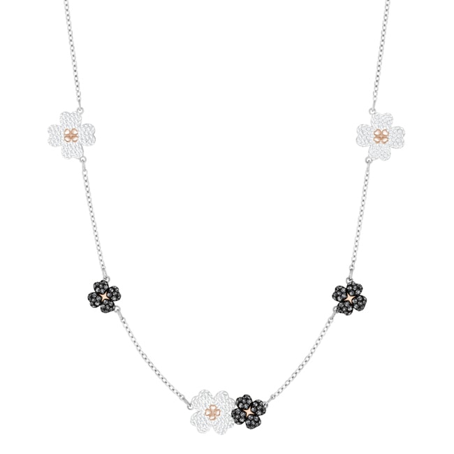 Swarovski Latisha Flower Halsband, mehrfarbig, Metallmix - 5389491