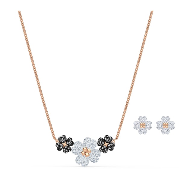 Swarovski Parure Latisha Flower | Collier avec boucles d'oreilles - 5520946