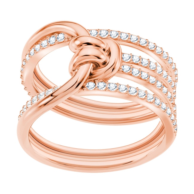 Swarovski Lifelong Ring, weiss, rosé vergoldet - M5412071