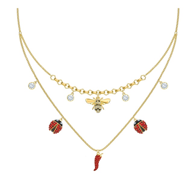 Swarovski Lisabel Collier, rot, vergoldet - 5498807