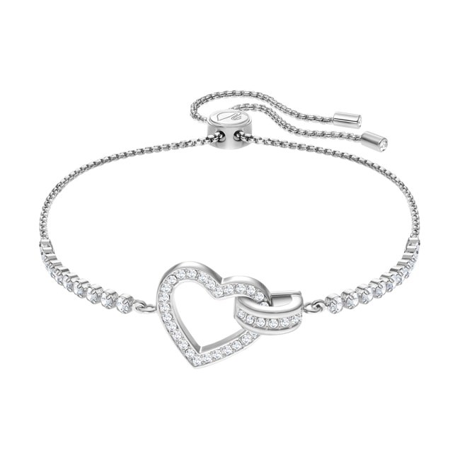 Swarovski Lovely bracelet, white, rhodium plated - 5380704