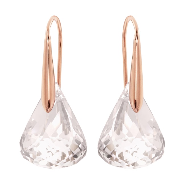 Swarovski Boucles d'oreilles Lunar, métal doré rose - 5528509
