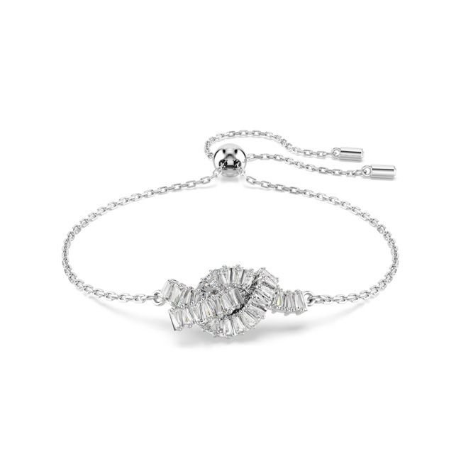 Swarovski Matrix Armband Baguette Knoten rhodiniert - 5731101