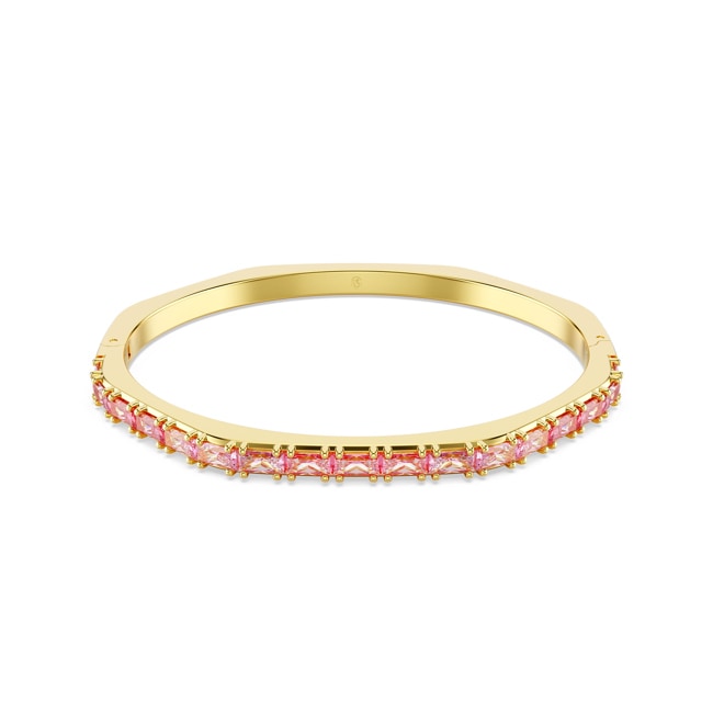 Swarovski Matrix Bangle Baguette Pink gold-plated - M5705791