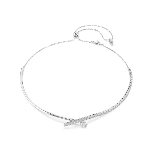 Swarovski Matrix Collier Weiss rhodiniert - 5754020
