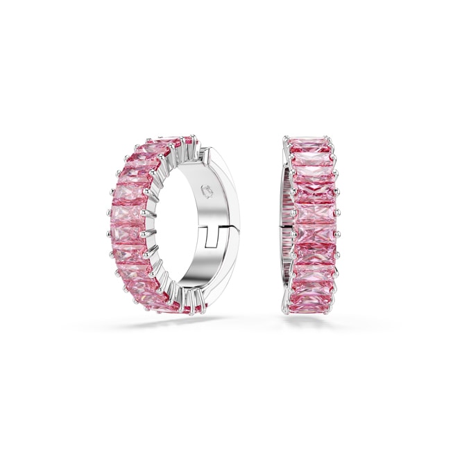 Swarovski Matrix Ohrspangen Baguette Rosa rhodiniert - 5719140