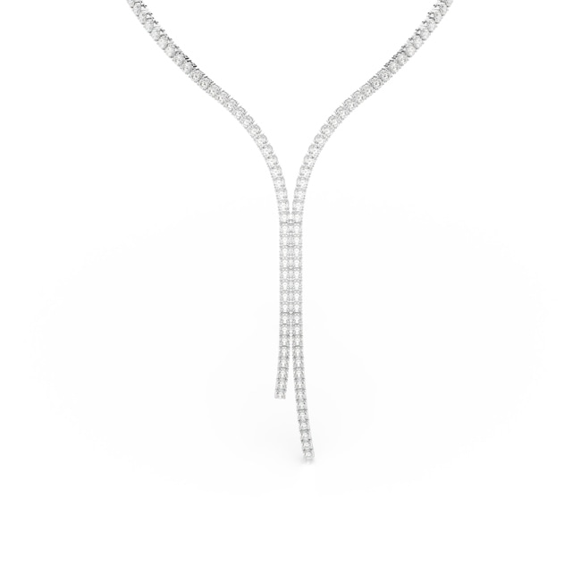 Swarovski Matrix Y-Necklace Rodium plated - 5707988