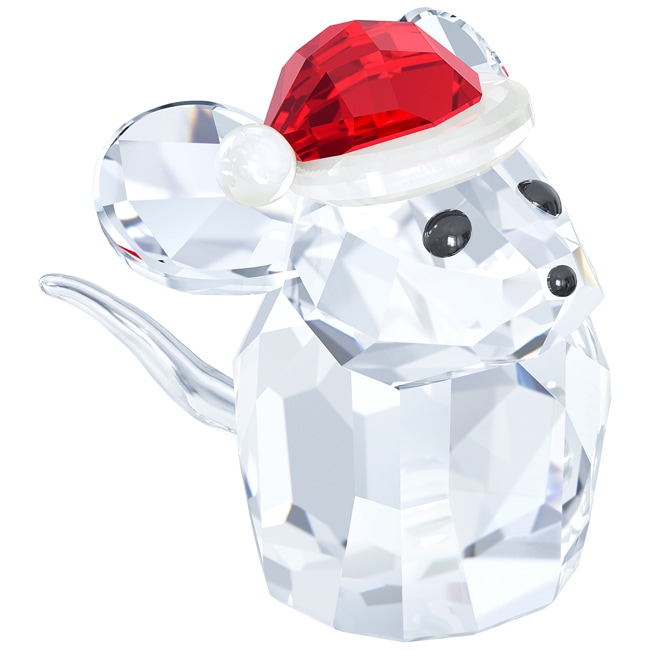 Swarovski Maus mit Nikolausmütze - 5135858