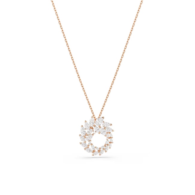Swarovski Collier Mesmera Marquise Blanc Plaqué or rosé - 5764188