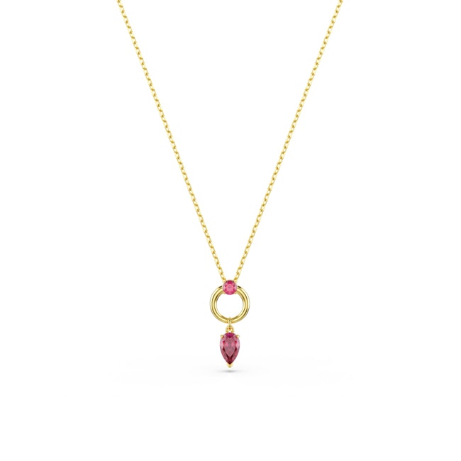Swarovski Mesmera Collier Tropfen Rot vergoldet - 5732487