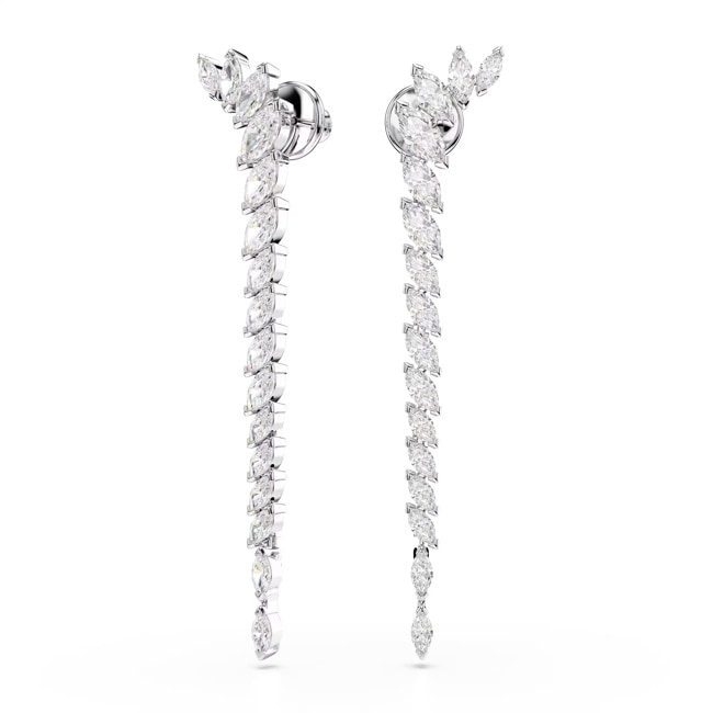 Swarovski Mesmera Drop-Ohrhänger Marquise Weiss rhodiniert - 5748006