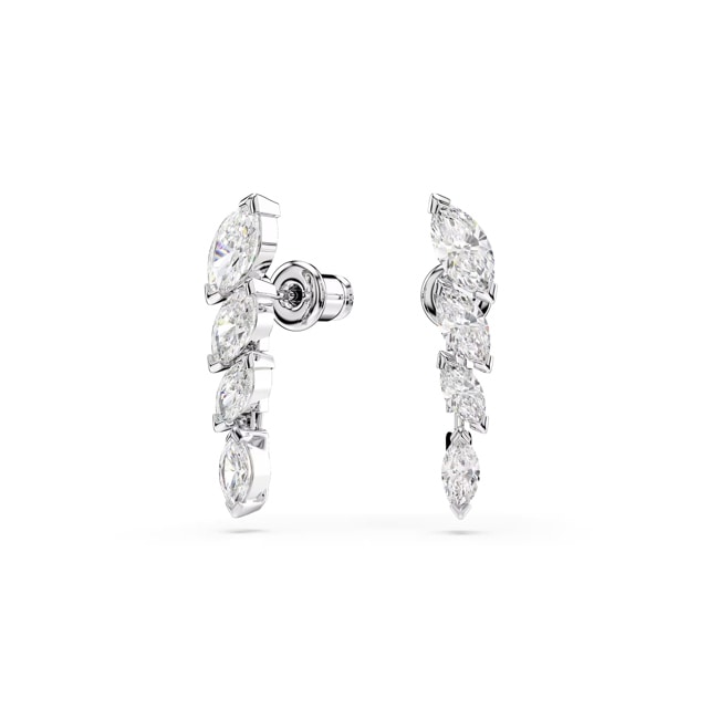 Swarovski Mesmera Drop-Ohrhänger Marquise Weiss rhodiniert - 5748007