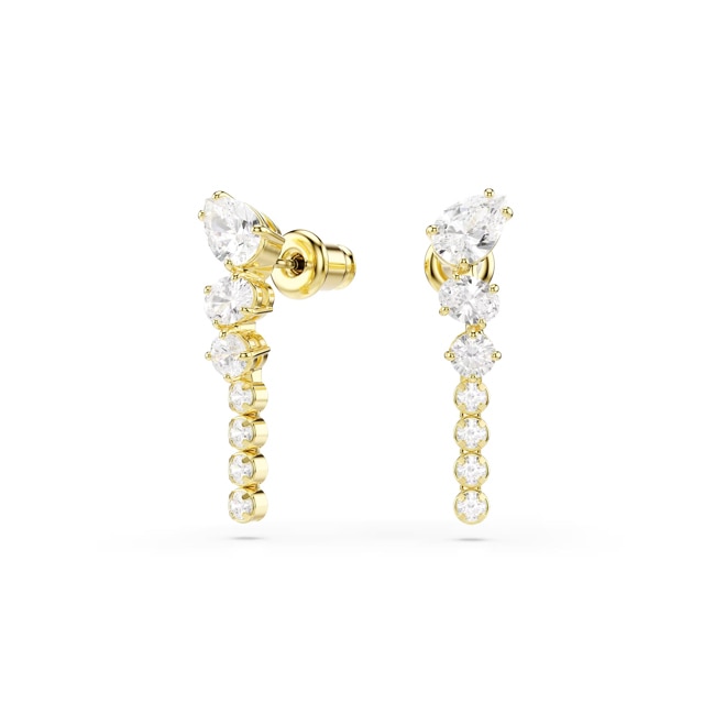 Swarovski Mesmera Drop-Ohrhänger Weiss vergoldet - 5747936
