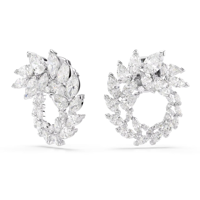 Swarovski Mesmera Ohrringe Marquise Weiss rhodiniert - 5748008