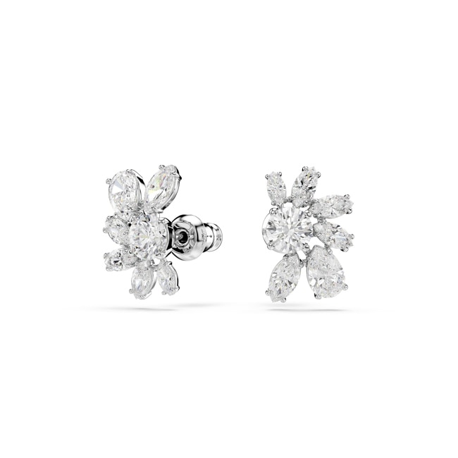 Swarovski Mesmera Ohrstecker Blume Weiss rhodiniert - 5737462