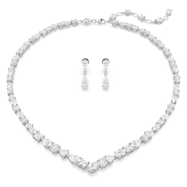 Swarovski Mesmera Set Verschiedene Schliffe, Weiss, Rhodiniert - 5674306