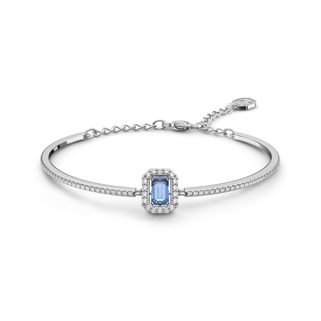 Swarovski Millenia Bangle Octagon cut, blue, rhodium plated Swarovski Millenia Bangle Octagon cut, blue, rhodium plated - 5620556
