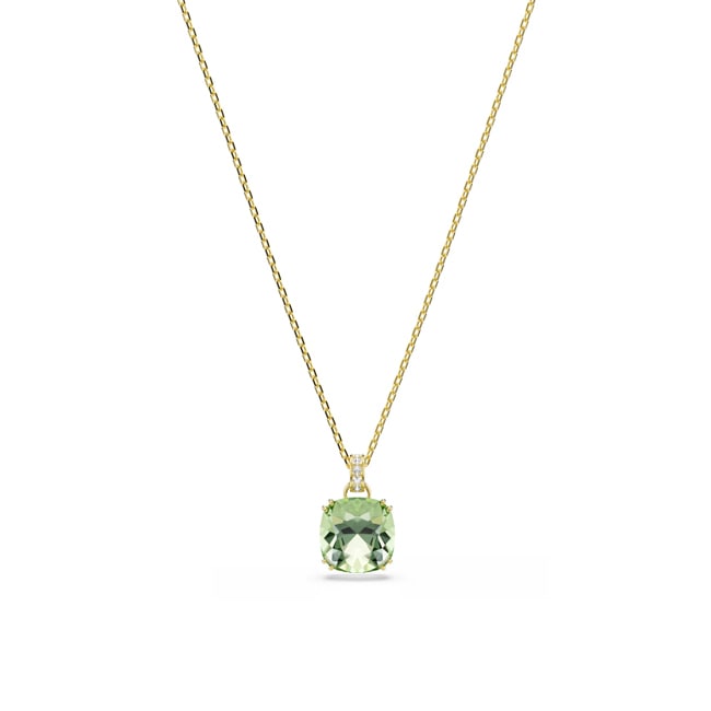 Swarovski Millenia Collier Kissen Grün vergoldet - 5764821